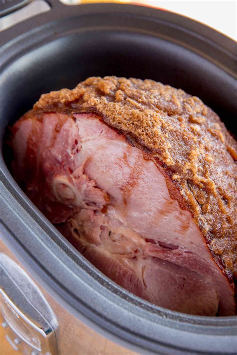 Place ham in a large 6 quart slow cooker. Cooking A 3 Lb. Boneless Spiral Ham In The Crockpot - Crock Pot Brown Sugar Pineapple Ham Recipe ...