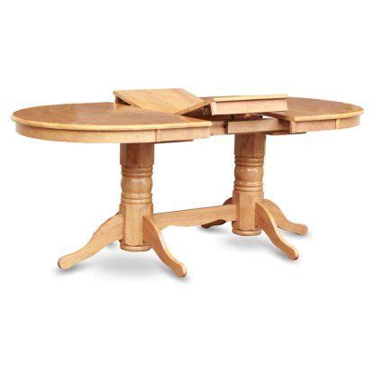 East West Furniture 59-76 Inch Vancouver Double Pedestal ...