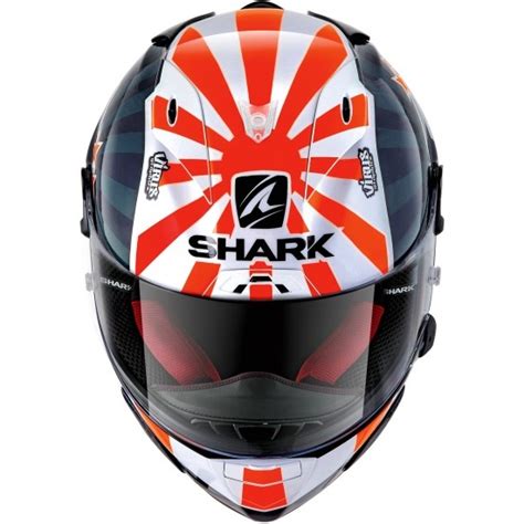 With a carbon / aramid shell construction to provide the perfect combination of strength and lightness. Capacete SHARK Race-R Pro Replica Zarco 2019 Blue / White ...