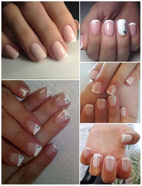 Uñas con flores rosas y rayas negras y blancas. 107 Diseños de Uñas Francesas para Aprender Cómo Hacer y ...