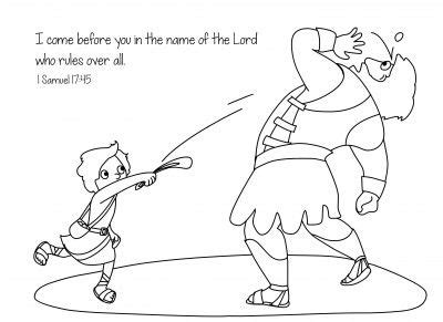 These coloring sheets offer a nice, large coloring page, along with a corresponding bible verse at the top of the page and some handwriting practice at the bottom of the david and goliath coloring pages. Free Bible Coloring Page David and Goliath | Bible ...