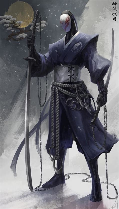 Ninja samurai stock vectors, clipart and illustrations. Pin by Ploko on tatuaje | Ninja art, Samurai art, Samurai ...