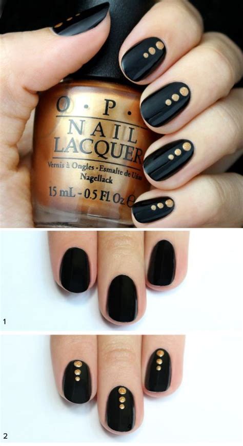 En ocasiones se ve mucho mejor un disseño muy discreto y algo rápido, mira algunas. + 30 Geniales diseños de uñas faciles paso a paso, bonitas y originales.