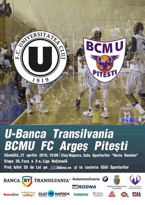 ˈard͡ʒeʃ piˈteʃtʲ), is a romanian professional football club based in the city. U-Banca Transilvania Cluj vs. BCMU FC Arges Pitesti