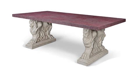 Riviera rectangular marble top dining table in paola navone furniture | crate and barrel AN ITALIAN PORPHYRY AND WHITE MARBLE CENTRE TABLE | Christie's