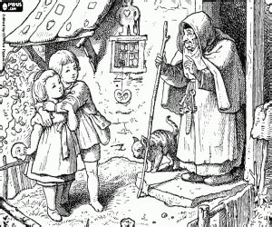 Malvorlage hänsel und gretel als grafik öffnen. Malvorlage Hänsel Und Gretel