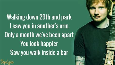 6 марта 2017 32721 9. Ed Sheeran - Happier (Lyrics/Cover) - YouTube