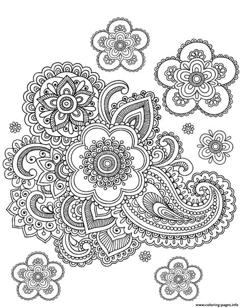 Some of these love coloring pages for adults have a inspirational quote on them, while some are just pure lovely art with heart and curvy abstract patterns. Adult Paisley Difficult Coloring Pages Printable