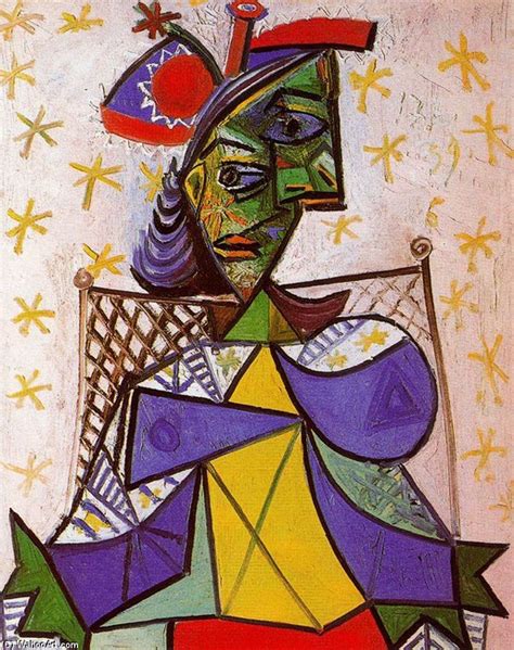 Ebay schönes posterbild von picasso, sitzende frau mit grünem schal. Mujer con Sentada pájaro por Pablo Picasso (1881-1973 ...