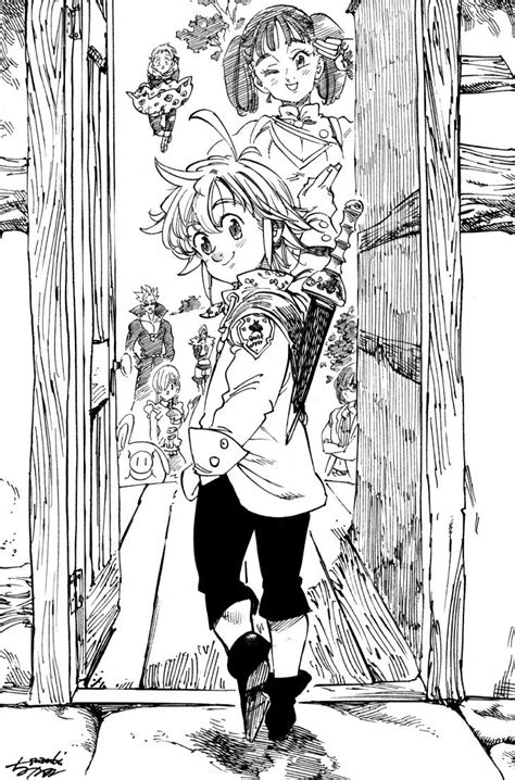 Sir meliodas i hear from mead that there is a forest called white forest where no holy knights dare to go. giving meliodas a smile. Épinglé par Gail Popa sur nanatsu no taizai | Fond d'ecran ...