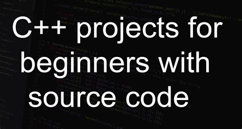 You can use any c++ ide (terms explained in the course) and compiler to follow this course; C++ projects for beginners with source code in 2020 ...