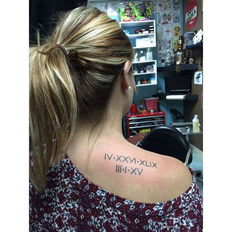 Date tattoos can also be a good option for memorial tattoos. Memorial tattoo. Birthdate and dead date for my dad. (With ...