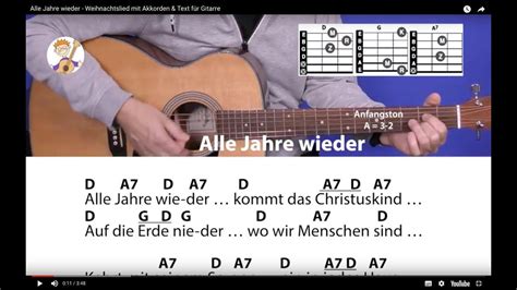 Alle jahre wieder kommt das christuskind auf die erde nieder, wo wir menschen sind. Alle Jahre wieder - Weihnachtslied mit Akkorden & Text für Gitarre - YouTube