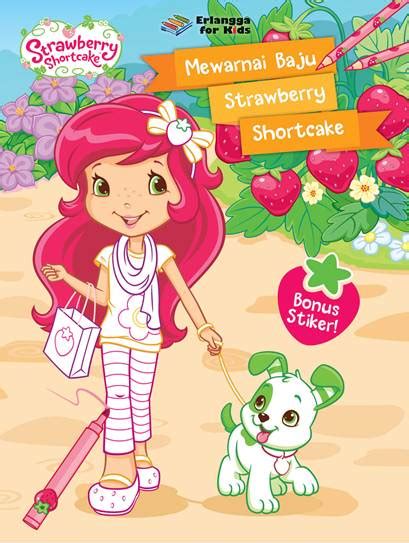 Gambar bunga sakura untuk diwarnai ddeded pinterest crayons. Strawberry Shortcake: Mewarnai Baju Strawberry Shortcake - Erlangga For Kids