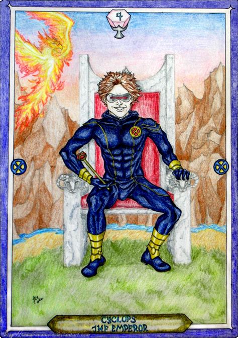 Best for single question to answer. X-Men Tarot - Cyclops - The Emperor by IAmABananaOo on DeviantArt