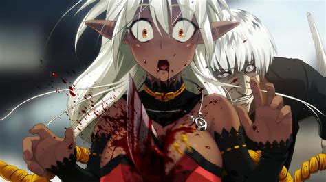 Takashi inamura by pitchblackfairytails on deviantart. blood dark skin namaniku atk nitroplus pointed ears ...