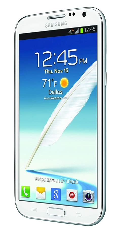 Once your order is ready, you can choose to come. Samsung Galaxy Note II, White 16GB (AT&T) - BIG nano ...