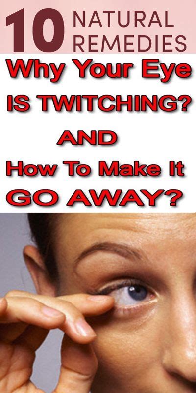 Or if a person is a heavy caffeine drinker, a doctor will recommend reducing it for several days to see if that stops the twitch or tic. 10 Amazing Home Remedies to Stop Eye Twitching / Eyelid ...