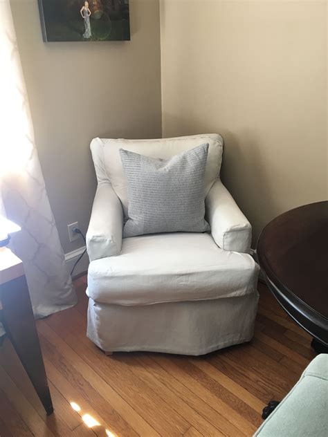 They will be used in a more casual setting this time around so first things first, a pit stop at. Shabby chic slipcover chair $75. Grand View Island ...