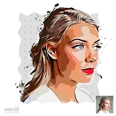 Quick key commands to change a photo into a line drawing: Vector Sketch - Avatar - Cartoon Photoshop Plugin #aff # ...