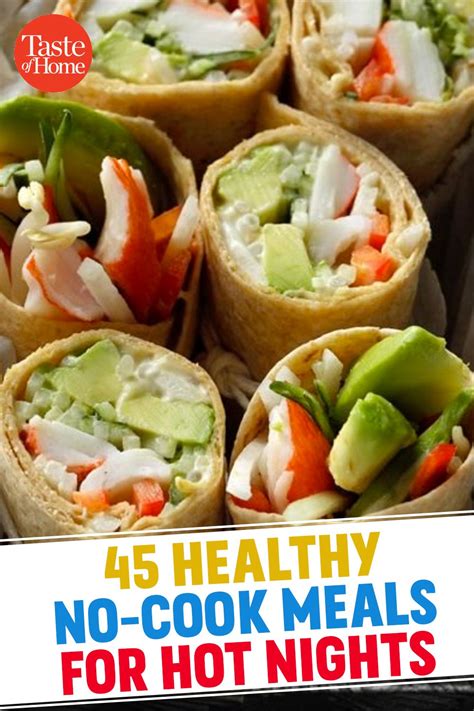 It think it could be a good chance to kind of transform.it it a kinda of date night. 45 Healthy No-Cook Meals for Hot Nights in 2020 | No cook ...