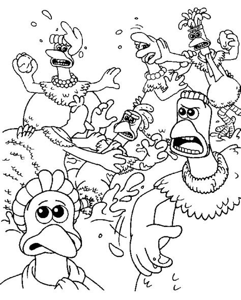 Select from 35919 printable coloring pages of cartoons, animals, nature, bible and many more. Coloring page : Chicken run - Coloring.me