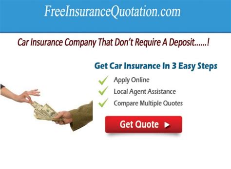 We assist you to get cheap car insurance no deposit required at lowest premium rate. Cheap Car Insurance With No Deposit To Pay In Advance Is Best Deal Option Today For All The ...