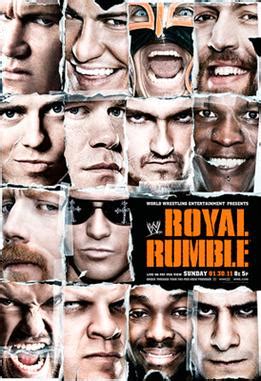 It is named after the royal rumble match, a battle royal whose participants enter at timed intervals. Royal Rumble (2011) - Wikipedia