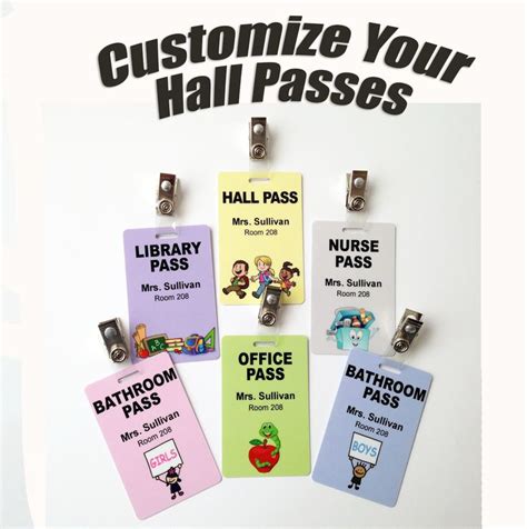 These passes can be printed and laminated or fitted in a lanyard.each pass is 86 mm wide by 54mm high, which fits the plastic sleeve of a lanyard. Pin by sherry crawford on classroom passes | Classroom ...