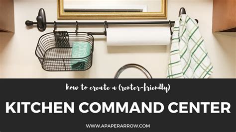 Those weekends sure do go fast! How to Create a Kitchen Command Center - A Paper Arrow