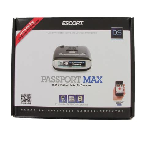 Shop for escort radar detector at best buy. Escort Passport Max Radar Detector