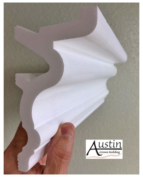 The right materials for your crown molding. Pictures of foam crown moldings