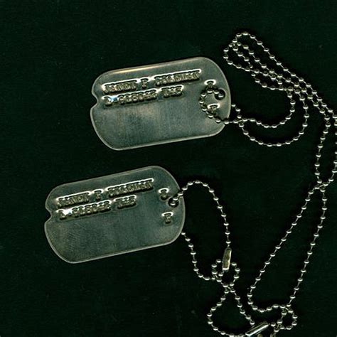 World war ii era style u.s. U.S. Army WW2 Dog Tags | WW2 US Medical Research Centre