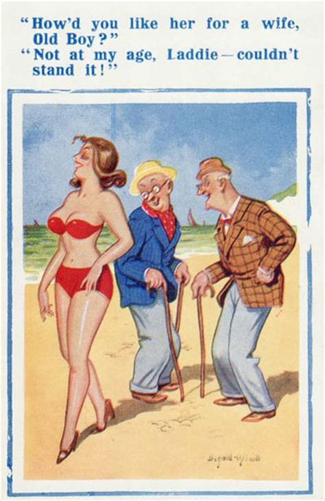 Poto post card fullbody : Banned Saucy Seaside Postcards by Donald McGill (13 pics)