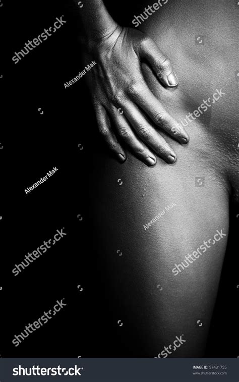 Parts of the body girl. Beautiful Bald Woman. Body Parts. Stock Photo 57431755 ...