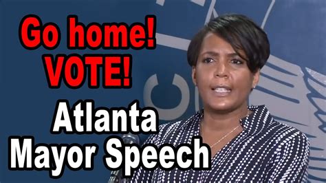 Take a stroll through the go home ltd. Atlanta mayor tells protesters: Go home! VOTE! | Atlanta ...