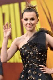 Millie bobby brown's mane man adir abergel tells us weekly how he styled the actress' short hair into an updo for the l.a. Millie Bobby Brown - "Godzilla: King Of The Monsters ...