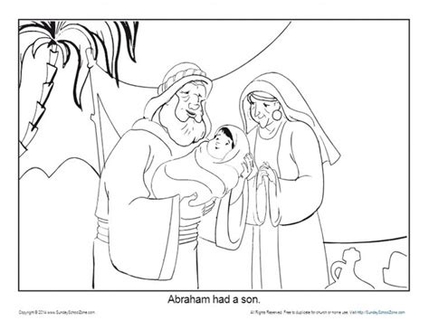 He was born in a place called ur, around 4000 years ago. Abraham Coloring Page Printable - Abraham Had a Son ...