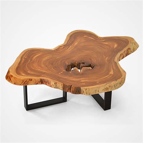 4.5 out of 5 stars. Organic Tamburil Coffee Tables - Blackened Steel Base ...