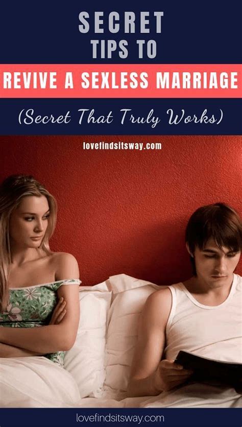 Before delving into sexless marriage advice about whether to stay or move on, let's first understand why couples go from being sexual partners to roommates living under the same roof. How to Revive a Sexless Relationship - Feel Wanted Again ...