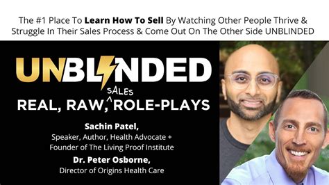 Peter osborne with origins nutrition center suggests, you consider a blood test to. Dr. Sachin Patel vs Dr. Peter Osborne | UNBLINDED Real ...