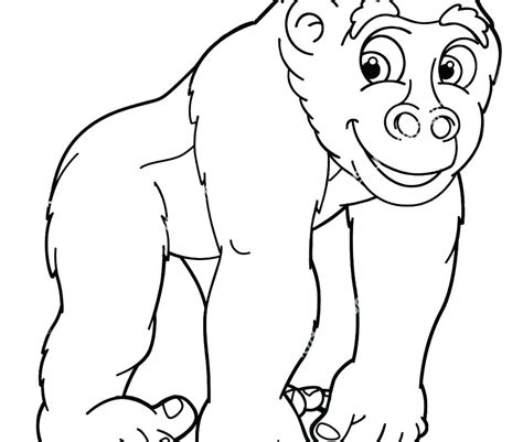 Inspiring gorilla coloring pages cool coloring 8761 unknown. Bored Coloring Pages at GetDrawings | Free download