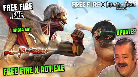 The crossover between free fire and attack on titan is now live. FREE FIRE.EXE - FREE FIRE X ATTACK ON TITAN EXE, FF X AOT ...