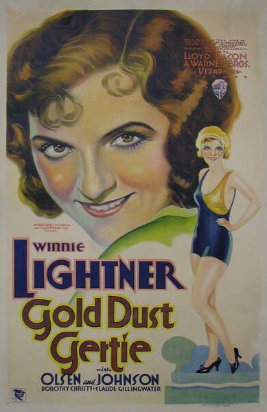 Gold dust is a movie starring darin brooks, chris romano, and david wysocki. Let's Misbehave: A Tribute to Precode Hollywood: Forgotten Precode Dames 1# Winnie Lightner