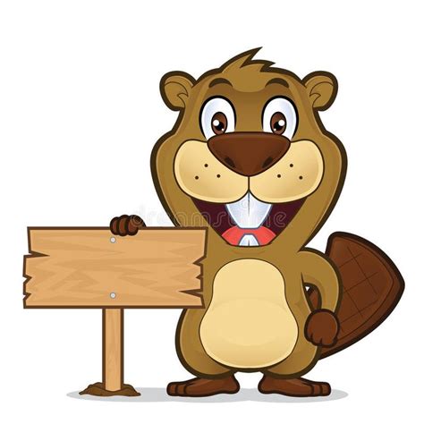 Dog cartoon television show animation, cartoon characters png. Beaver holding a wooden sign. Clipart picture of a beaver cartoon character hold , #SPONSORED, # ...