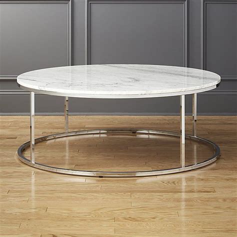 Peekaboo acrylic coffee table cb2. Smart Large Round Marble Top Coffee Table | CB2 | Marble ...