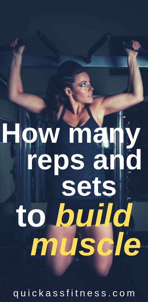 As we mentioned throughout our strength training 101 series, how many reps and sets you should do is really going to be dependent on your goals. How many reps should you do to build muscle? - quickass ...