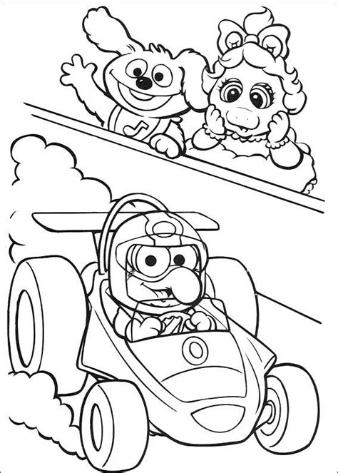 Jim henson's muppet babies, commonly known by the shortened title muppet babies, is an american animated television series that aired from september 15, 1984 to the show portrays childhood versions of the muppets living together in a nursery under the care of a human woman called nanny. Muppets Coloring pages 19 | Baby coloring pages, Disney ...