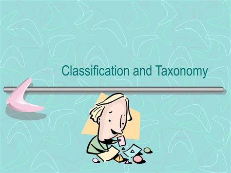 Maybe you would like to learn more about one of these? PPT - Classification and Taxonomy PowerPoint Presentation ...