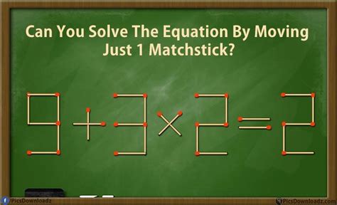 Maths testing with suduko, riddles and also the use of logical thinking. Solve these 5 difficult Matchstick Puzzles Riddles (with ...